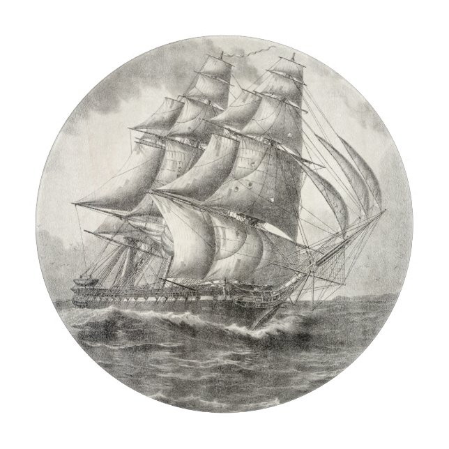 USS Constitution Cutting Board (Front)