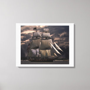 USS Constitution "Old Ironsides". Canvas Print