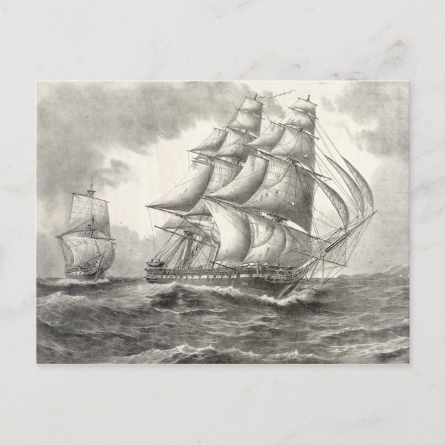 USS Constitution Postcard (Front)