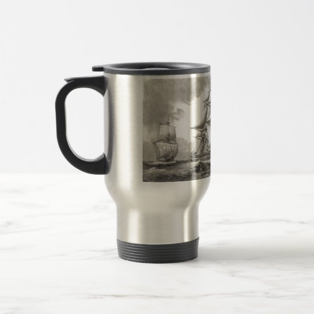 USS Constitution Travel Mug (Left)
