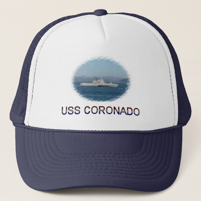 USS Coronado Trucker Hat (Front)