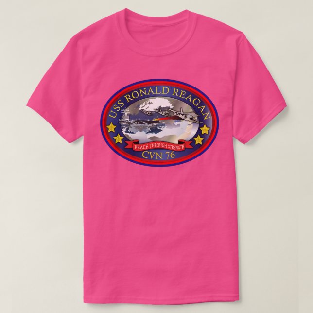 USS  CVN T-Shirt (Design Front)