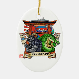 USS Denver LPD-9 Decommissioning Ornament