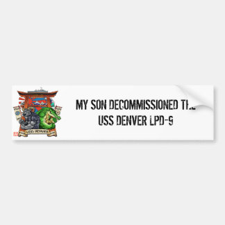 USS Denver LPD-9 Decommissioning Sticker (SON)