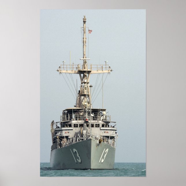 USS Dextrous (MCM 13) Poster (Front)