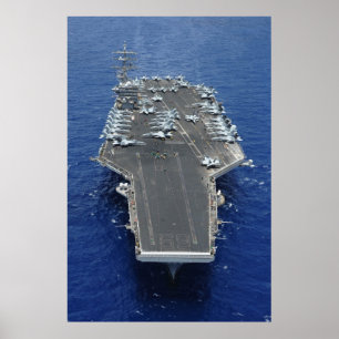 USS Dwight D. Eisenhower (CVN 69) Poster