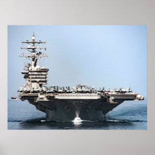 USS Dwight D. Eisenhower (CVN 69) Poster