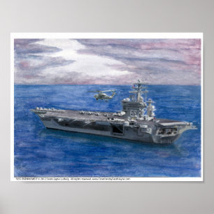 USS EISENHOWER Art Print