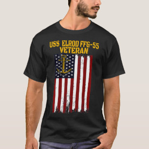 USS Elrod FFG55 Frigate Veterans Day Father's Day  T-Shirt