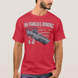 USS Franklin D Roosevelt CVA42 Aircraft Carrier Ve T-Shirt