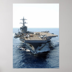 USS George H.W. Bush (CVN 77) Poster