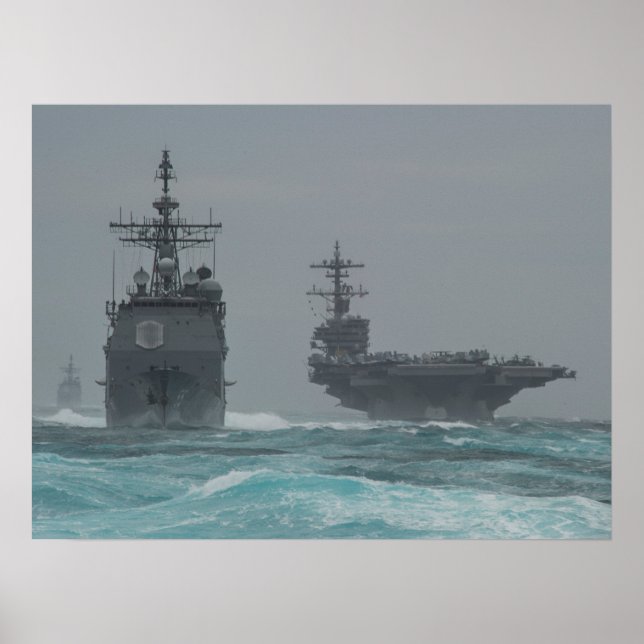 USS George H.W. Bush (CVN 77) Poster (Front)