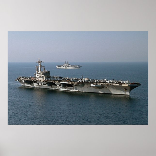 USS George H.W. Bush (CVN 77) Poster (Front)
