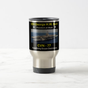 USS George H.W. Bush (CVN-77)  Travel Mug
