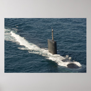 USS Hampton (SSN 767) Poster