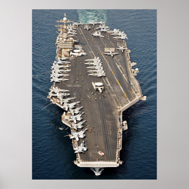 USS Harry S. Truman (CVN 75) Poster (Front)