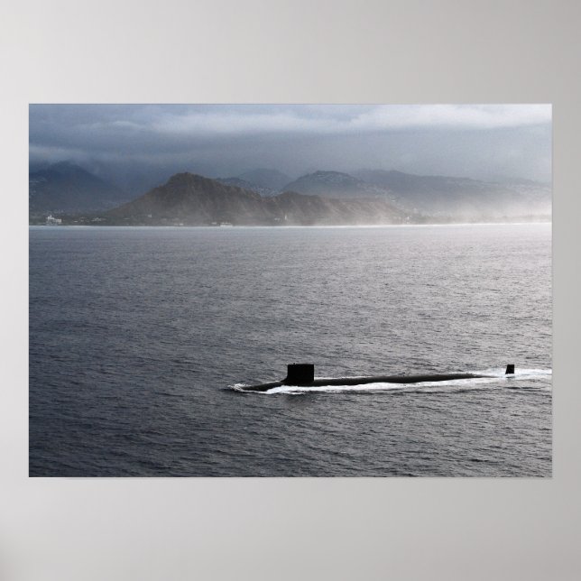 USS Hawaii (SSN 776) Poster (Front)