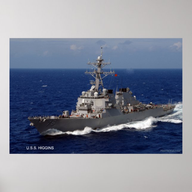 USS Higgins (DDG 76) Poster (Front)