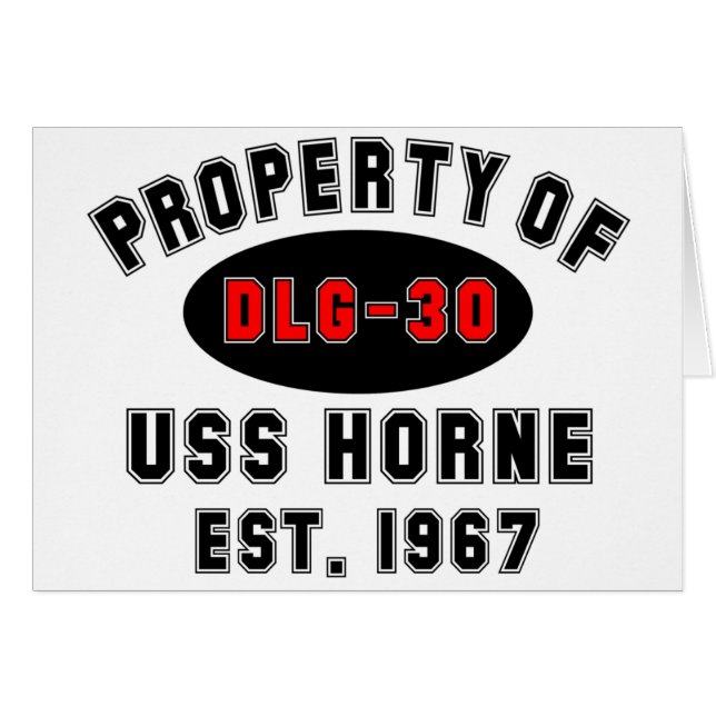 USS Horne DLG-30 (Front Horizontal)