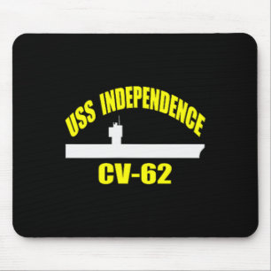 Uss Independence Cv-62 Aircraft Carrier Fathers Da Mouse Mat