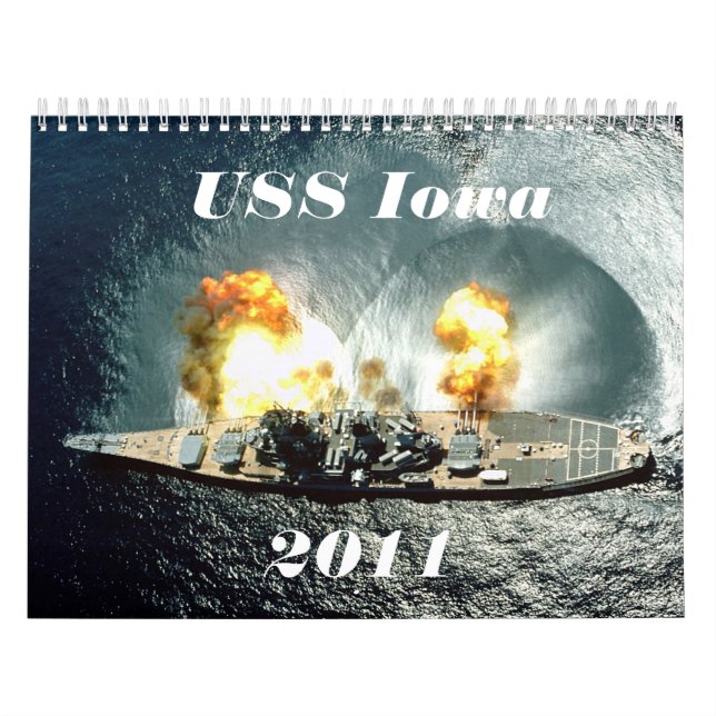 USS Iowa Calendar (Cover)