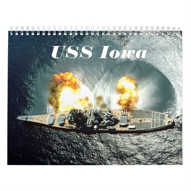 USS Iowa Calendar (Cover)