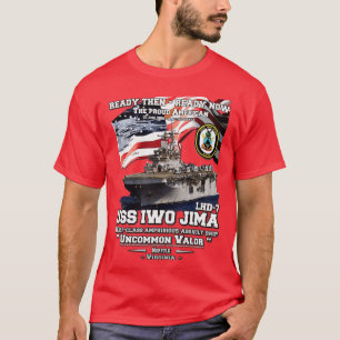 USS Iwo Jima LHD7 amphibious assault ship T-Shirt