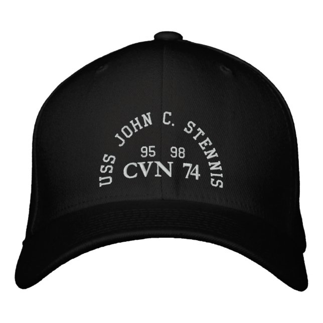 USS JOHN C. STENNIS, CVN 74, EMBROIDERED HAT (Front)