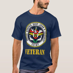 USS John F Kennedy CV67 Aircraft Carrier Veteran P T-Shirt
