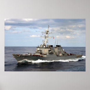 USS John S. McCain (DDG 56) Poster