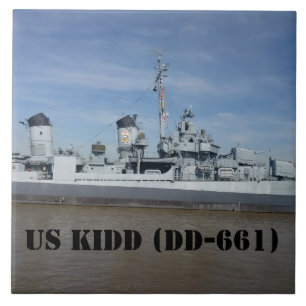 USS KIDD DD 661 TILE