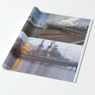 USS KIDD DD 661 WRAPPING PAPER