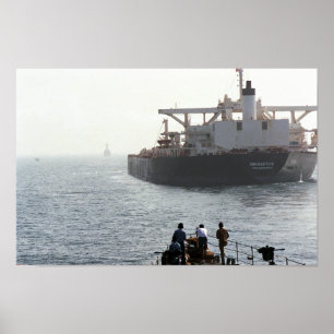 USS Kidd (DDG-993) & U.S. Bridgeton, Earnest Will Poster