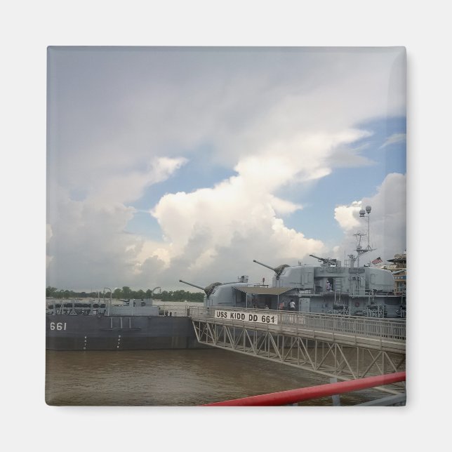 USS KIDD Magnet (Front)