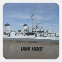 USS KIDD stickers
