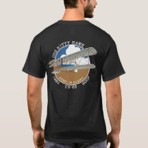 USS KITTY HAWK CV-63 1961-2009 T-SHIRT