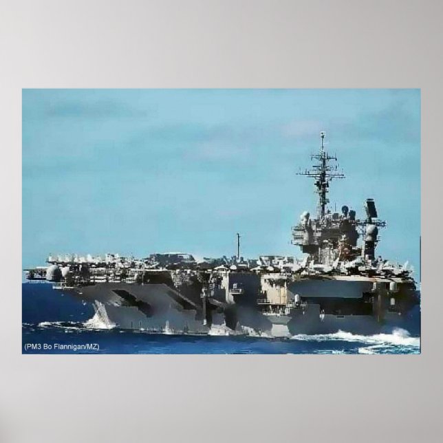 USS KITTYHAWK POSTER (Front)