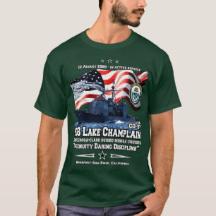 USS Lake Champlain CG57 Cruiser T-Shirt