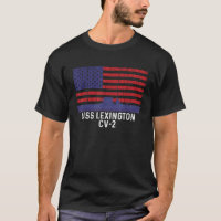USS Lexington CV 2 Aircraft Carrier Vintage USA Fl