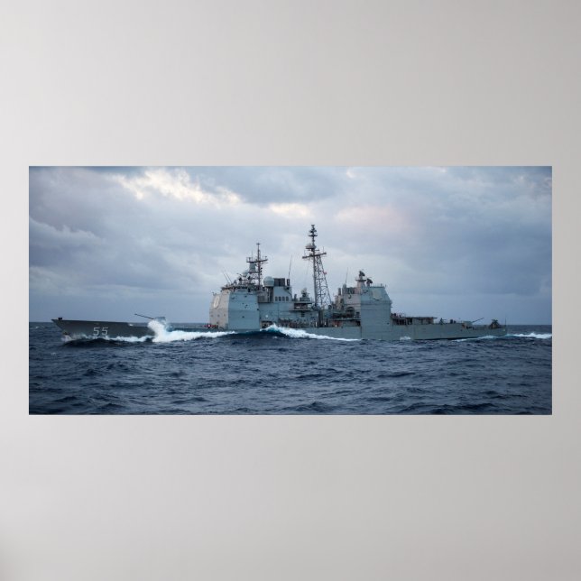 USS Leyte Gulf (CG 55) Poster (Front)