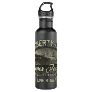 USS Liberty AGTR-5 1967  710 Ml Water Bottle