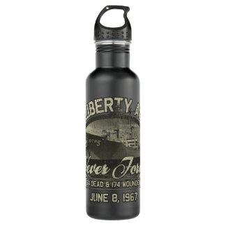 USS Liberty AGTR-5 1967 710 Ml Water Bottle