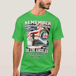 USS Los Angeles SSN688 Submarine Veterans T-Shirt