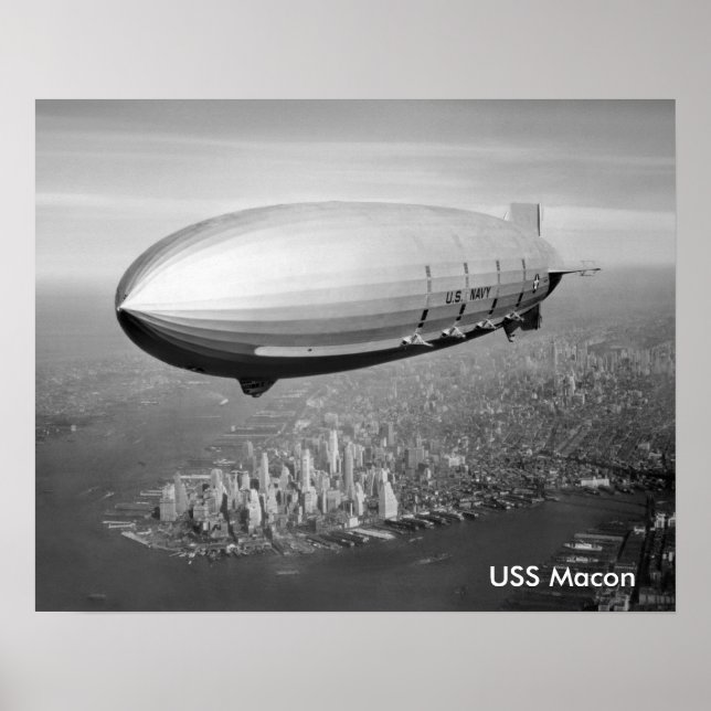 USS Macon poster 16"x20" (Front)