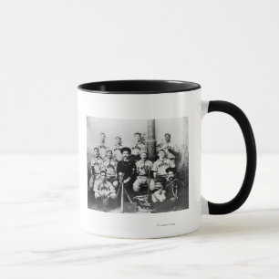 USS Maine Baseball Team in Havana Cuba Photograp Mug
