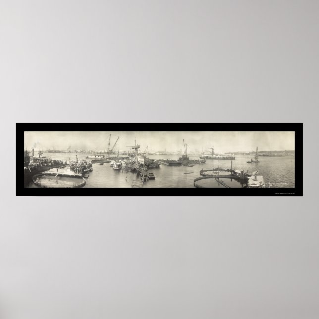 USS Maine Havana Cuba Photo 1911 Poster (Front)