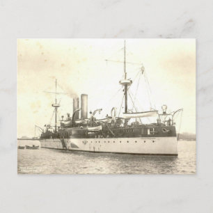 USS Maine in Havana Harbour Postcard