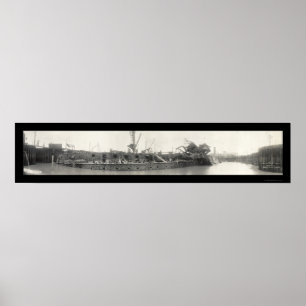 USS Maine Wreck 1911 Poster