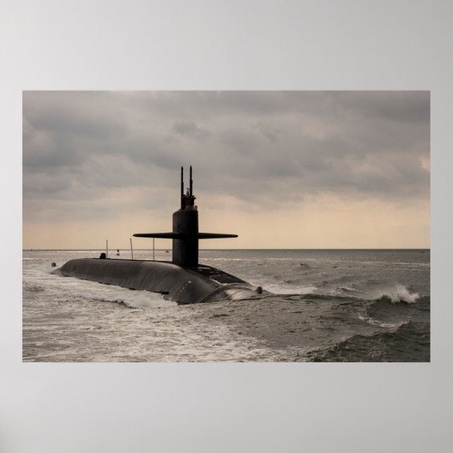 USS Maryland (SSBN 738) Poster (Front)