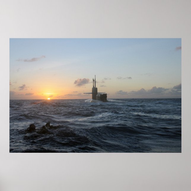 USS Michigan (SSGN 727) Poster (Front)